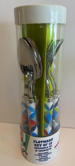 Disney Mickey Summertime Flatware Set of 12 New With Box