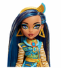 Mattel Monster High Doll Cleo De Nile with Pet Dog Blue Streaked Hair New