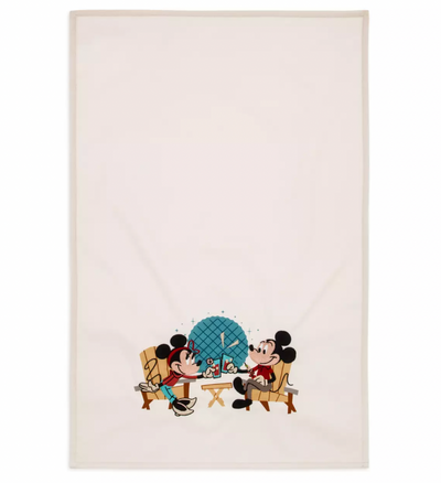 Disney EPCOT Food & Wine Festival 2022 Mickey and Minnie Kitchen Towel Set New