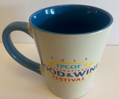 Disney Epcot Food and Wine Festival 2013 Coffee Mug New With Tag