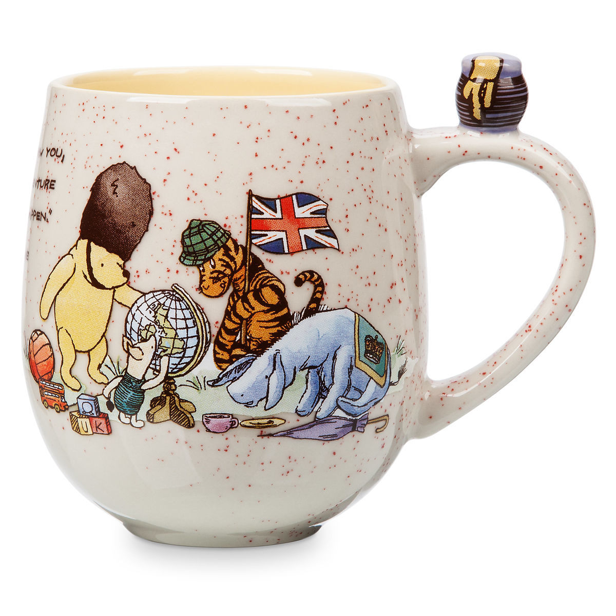 Disney Parks Epcot Winnie the Pooh and Friends Classic Ceramic Coffee Mug New