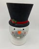 Bath and Body Works Christmas Snowman Water Globe Light Up Pedestal Candle New