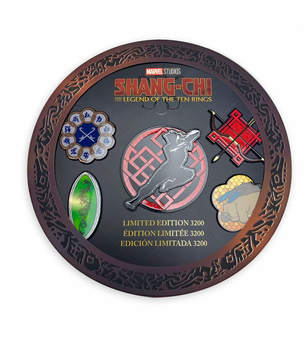 Disney Shang-Chi and the Legend of the Ten Rings Pin Set Limited New with Card