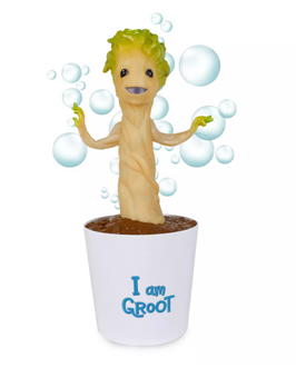 Disney Guardians of the Galaxy Baby Groot Light-Up Musical Bubble Blower New