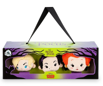 Disney Hocus Pocus Tsum Tsum Plush Set Mini 3 1/2 New with Box