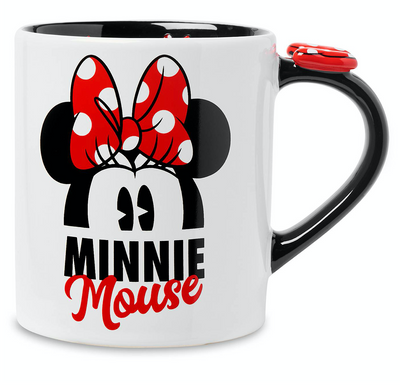 Disney Parks Minnie Bow with Dots Coffee Mug New