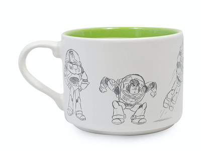 Disney Toy Story Buzz Animation Sketch Ceramic Coffee Mug New