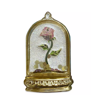 Disney Beauty and the Beast Enchanted Rose Flair Pin New with Card