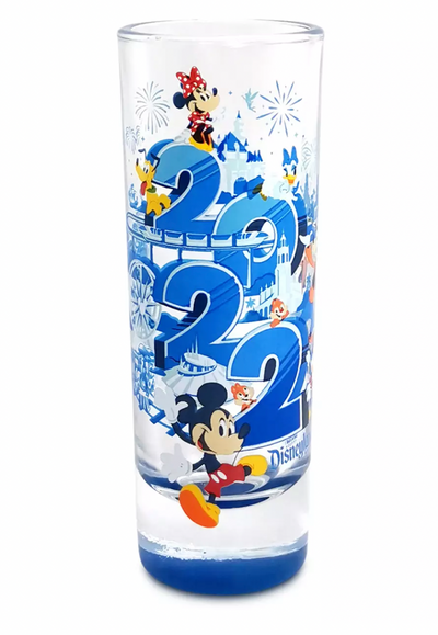 Disney Parks Disneyland 2022 Mickey and Friends Mini Glass New
