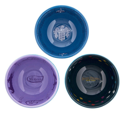 Disney Parks Magic Kingdom Attractions Mini Bowl Set of 3 New