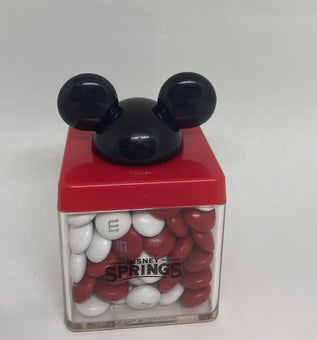 Disney Springs M&M's World Red Mickey Ears Cube Milk Chocolate New