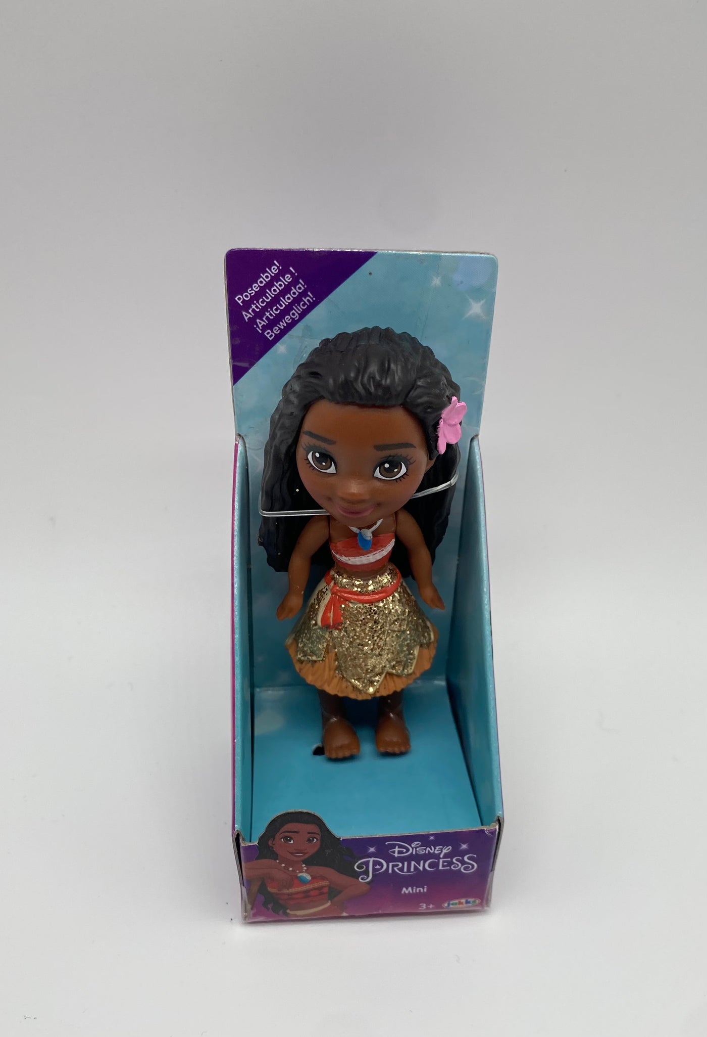 Disney Princess Moana Mini Gold Glitter Toddler Doll New with Box