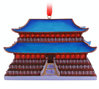 Disney Castle Collection Mulan Imperial Palace Ornament Limited New with Box