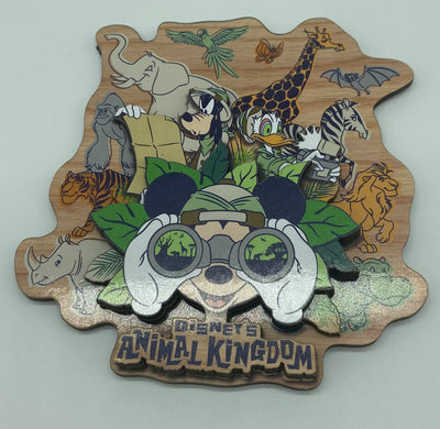 Disney Parks Animal Kingdom Mickey & Friends Safari Magnet New