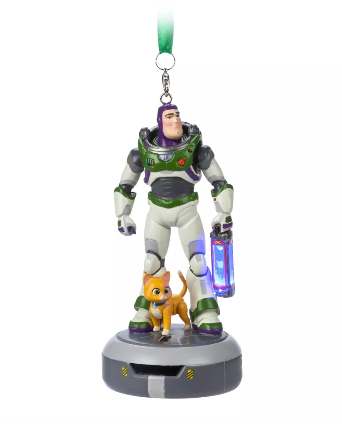 Disney Sketchbook Buzz Lightyear and Sox Light-Up Christmas Ornament New w Tag