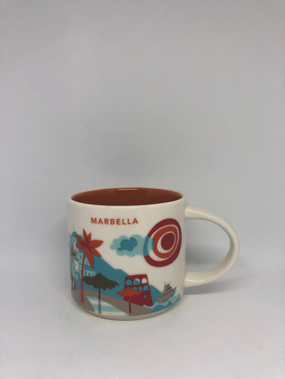 Starbucks You Are Here Collection Spain Marbella Ceramic Coffee Mug New W Box