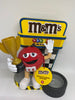 M&M's World Racing Nascar Candy Dispenser Red Yellow New with Tag