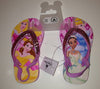 disney parks cinderella tiana aurora belle flip flops size 5/6 new with tag