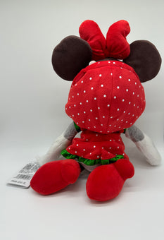 Disney Store Hong Kong Spring Minnie with Strawberry Hoodie Plush New with Tag