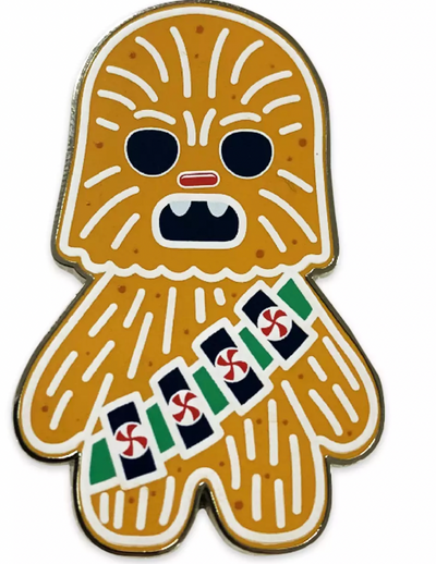 Disney Christmas 2021 Chewbacca Holiday Pin Star Wars New with Card