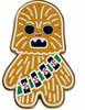 Disney Christmas 2021 Chewbacca Holiday Pin Star Wars New with Card