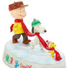Hallmark Peanuts Snoopy and Charlie Brown Merry Together Figurine 4.25" New