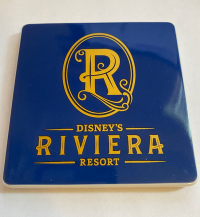 Disney Parks Riviera Resort Ceramic Coaster New