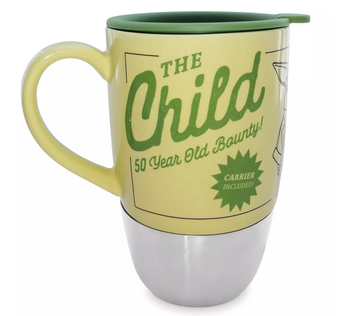 Disney Star Wars The Mandalorian The Child Yoda Travel Mug New