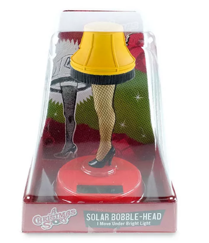 A Christmas Story Leg Lamp Solar Bubble-Head New with Box