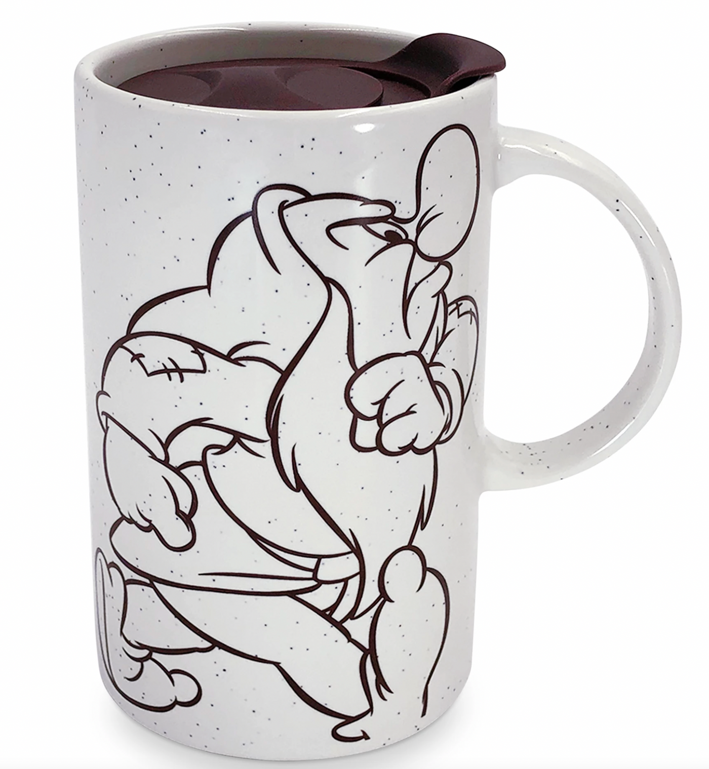 Disney Parks Grumpy Ceramic Sipper Mug Cup New