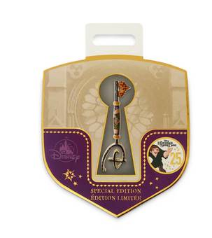 Disney The Hunchback of Notre Dame 25th Collectible Key Pin New with Card