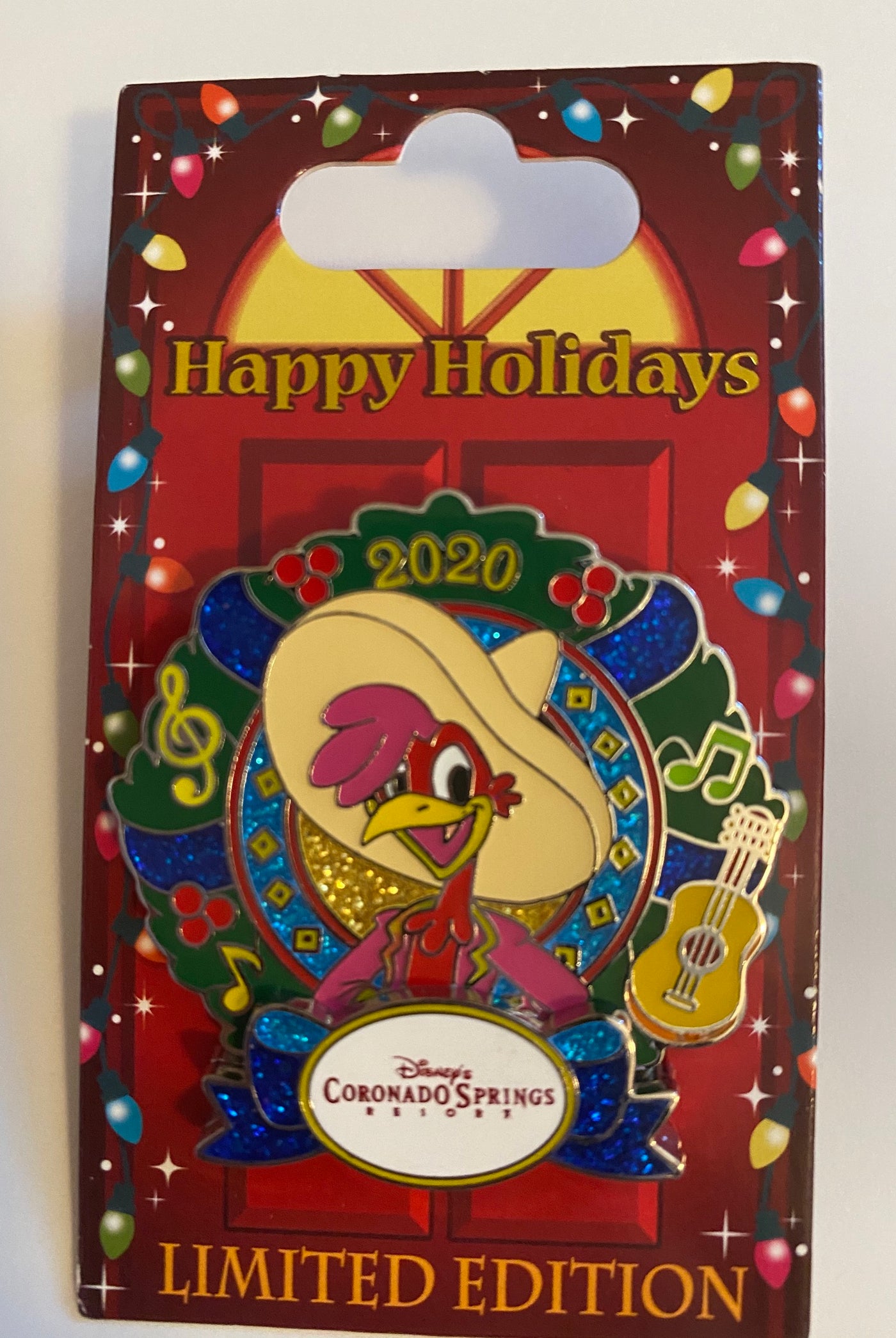 Disney 2020 Coronado Springs Panchito Happy Holiday Limited Pin New with Card