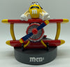 M&M's World Airplane Collectible Statue Yellow and Red Figurine New