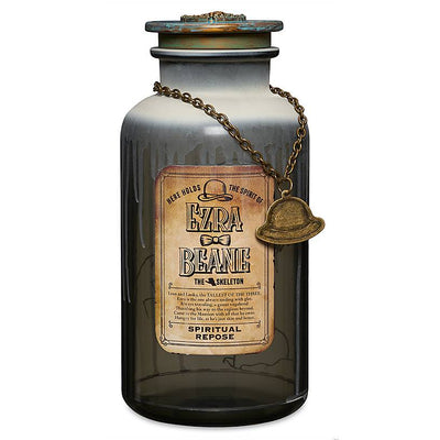 Disney 50th Haunted Mansion Host A Ghost Bottle Ezra Beane Skeleton New With Box
