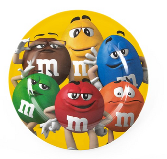 M&M's World Characters Plate New