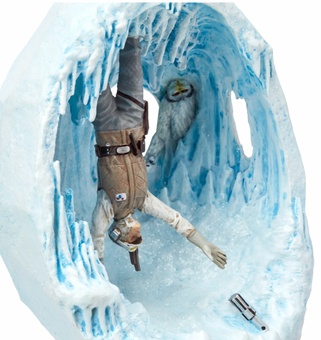 Disney Sketchbook Luke Skywalker Wampa Ornament Star Wars Empire Strikes Back