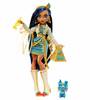 Mattel Monster High Doll Cleo De Nile with Pet Dog Blue Streaked Hair New