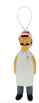 Bob's Burgers Bob Decoupage Christmas Tree Ornament New With Tag