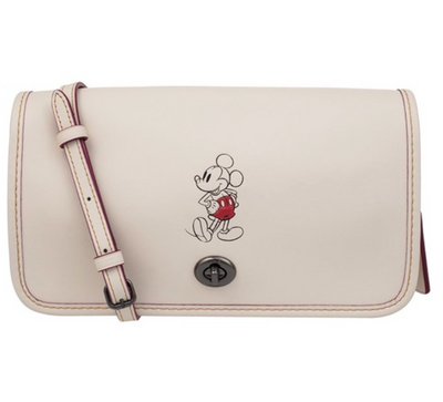 Disney X Coach Mickey Penny Leather Crossbody Bag New with Tag