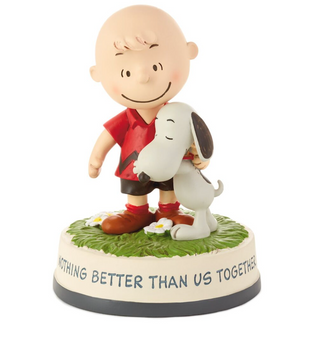 Hallmark Peanuts Charlie Brown Snoopy Nothing Better Than Us Together Figurine