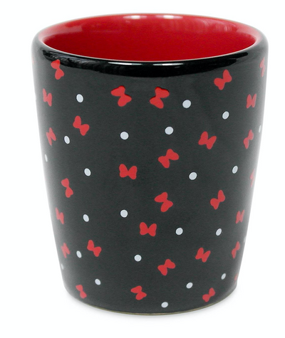 Disney Parks Minnie Mouse Bow Up Toothpick Holder Mini Shot Glass New