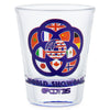Disney Epcot 35th Anniversary Mini Glass Walt Disney World Shot Glass New