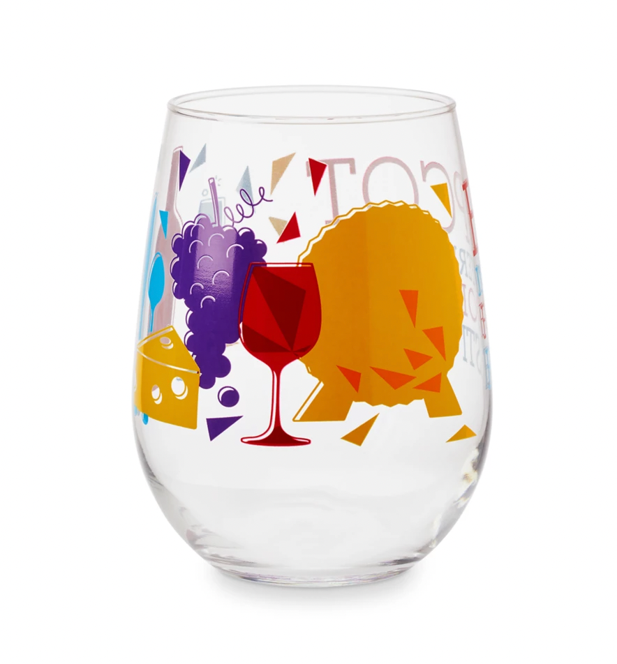Disney Parks Epcot Food and Wine Festival 2021 Stemless Wine Glass New