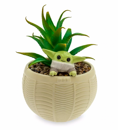 Disney Parks Star Wars The Mandalorian Grogu Succulent Planter New