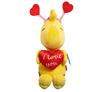 Peanuts Woodstock Valentine's Day I Love You 15inc Plush New with Tag