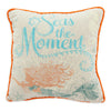 Disney Parks Nautical The Little Mermaid Ariel Art Nouveau Throw Pillow New