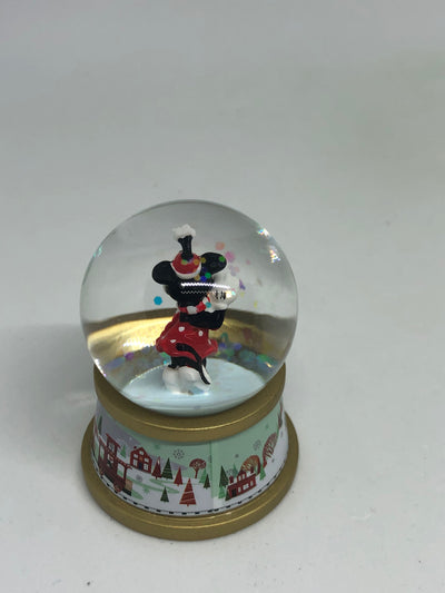 Disney Store Minnie Mouse Holiday Mini Snow Globe Mystery 2019 New with Box