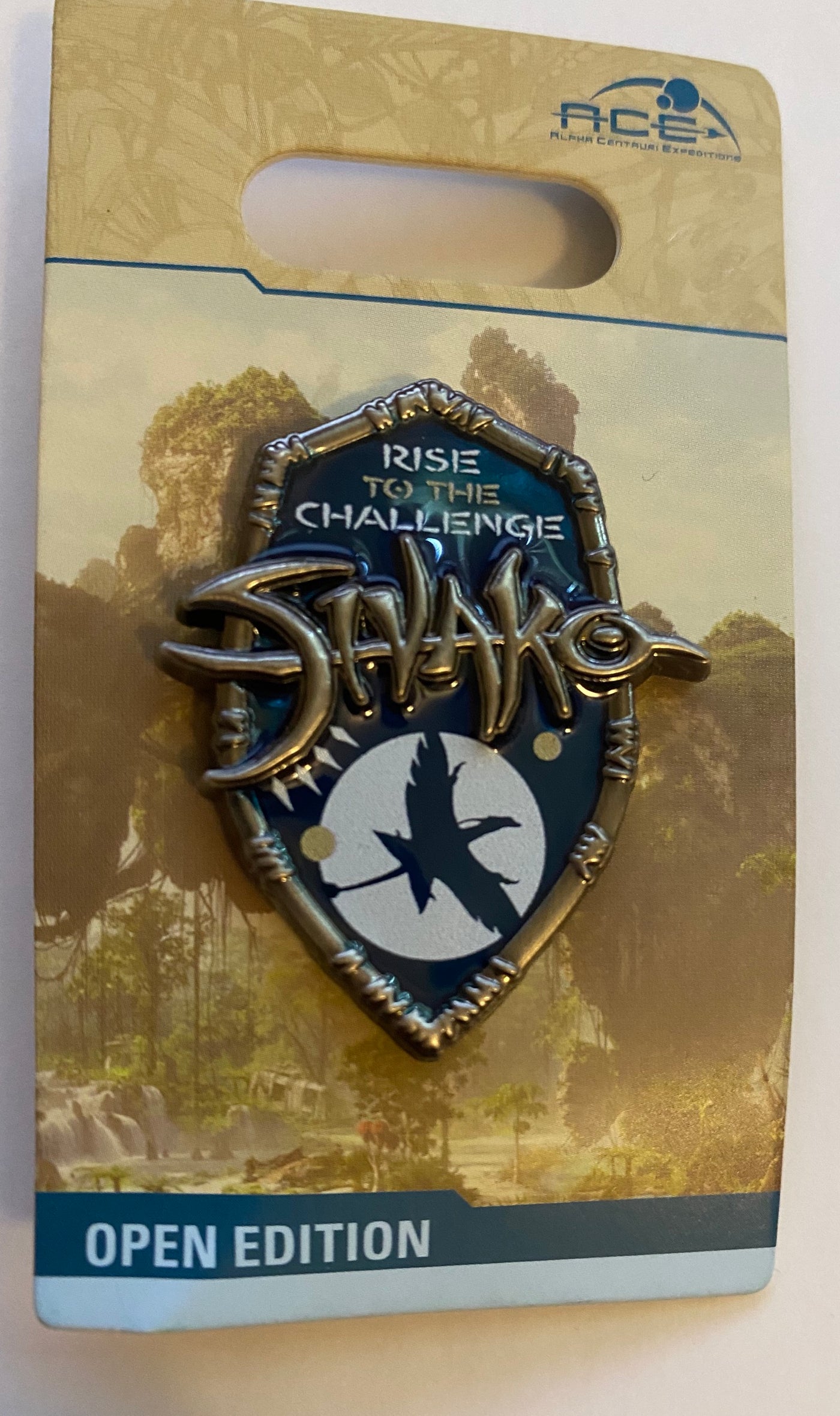 Disney Parks Pandora World of Avatar Rise to the Challenge Pin New with Card