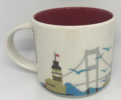 Starbucks You Are Here Collection Turkey Istanbul Ceramic Coffee Mug New W Box