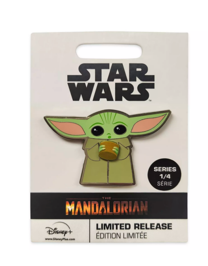 Disney Star Wars Yoda The Mandalorian The Child with Cup Pin
